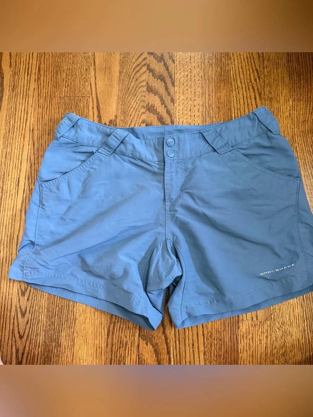Columbia PFG Dark Blue Omni Shade Activewear Shorts Size Medium
